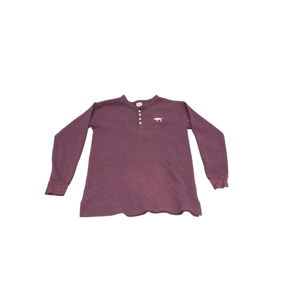 PINK Victoria’s Secret | Women’s Thermal Henley Sweater | Size Small